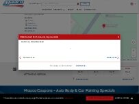 Website Screenshot Maaco Auto Body Shop & Painting
