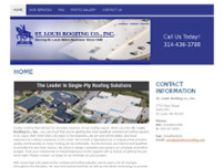 St Louis Roofing Co Inc website screenshot