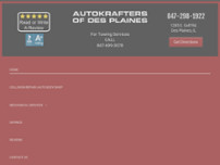 Screenshot for https://www.autokraftersofdesplaines.com/
