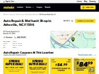 Website Screenshot Meineke Car Care Center