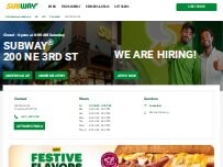 Website Screenshot Subway