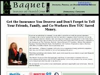 Baquet Steve Insurance website screenshot