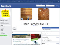 Deep Carpet Care LLC website screenshot