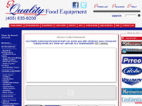 Quality Food Equipment website screenshot