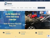 Website Screenshot Dupont's Service Center