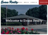 Website Screenshot Evans Realty