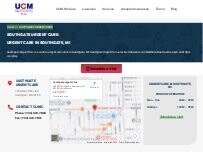 Website Screenshot Southgate Urgent Care