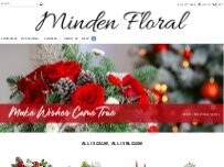 Website Screenshot Minden Floral