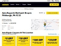 Website Screenshot Meineke Car Care Center