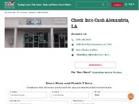 Website Screenshot Check Into Cash