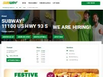 Website Screenshot Subway