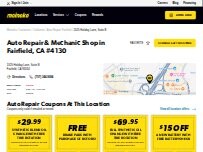 Website Screenshot Meineke Car Care Center
