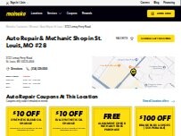 Website Screenshot Meineke Car Care Center