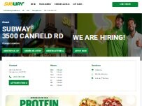 Website Screenshot Subway