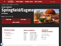 Website Screenshot Outback Steakhouse