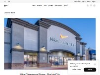 Website Screenshot Nike Clearance Store - Florida City