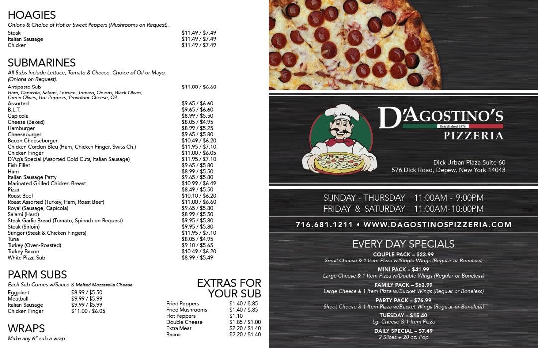 Images D'Agostino's Pizzeria Inc.