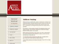 Addison Awning & Sign Co website screenshot