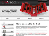 Aladdin website screenshot
