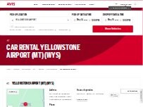 Website Avis Car Rental