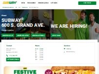 Website Screenshot Subway