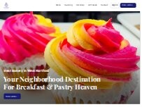 Website Screenshot Elmwood Pastry Shop