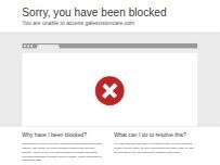 Website Screenshot Gale's Vision Care