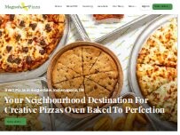 Website Screenshot Magoo's California Pizza