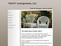 Screenshot for www.fratzconsignment.com