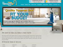 The Vacuum Store website screenshot