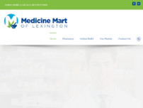 Screenshot for https://www.medicinemartlexington.com/