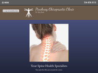 Pinckney Chiropractic Clinic website screenshot