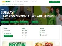 Website Screenshot Subway