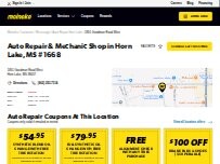 Website Screenshot Meineke Car Care Center