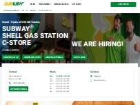 Website Screenshot Subway