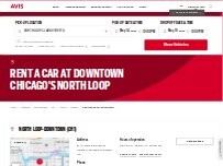 Website Screenshot Avis Car Rental