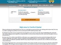 Website Screenshot Comfort Dental: Jesan Liu DDS