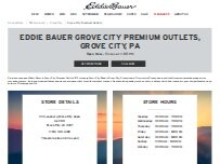 Website Screenshot Eddie Bauer Outlet