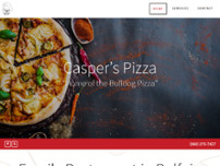 Casper's Pizza, LLC. website screenshot