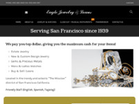 Eagle Jewelry & Loans Co. Inc. website screenshot