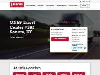 Website Screenshot ONE9 Travel Center