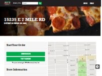Website Screenshot Jet's Pizza