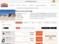 Website Screenshot Walton Security Storage