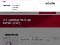 Website Screenshot Avis Car Rental