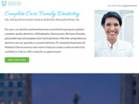 Complete Care Family Dentistry website screenshot