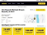 Website Screenshot Meineke Car Care Center