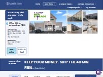 Website Screenshot A-AAAKey Mini Storage - Little Rock