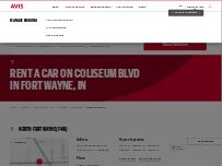 Website Screenshot Avis Car Rental
