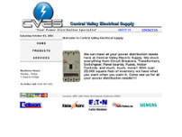 Central Valley Electric website screenshot