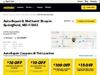 Website Screenshot Meineke Car Care Center